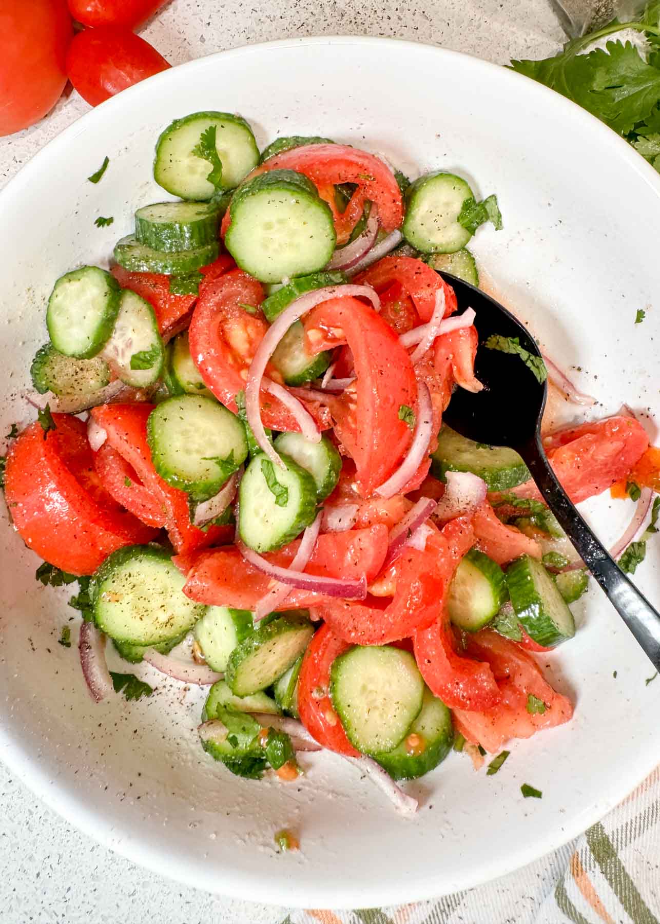 Cucumber Tomato Salad
