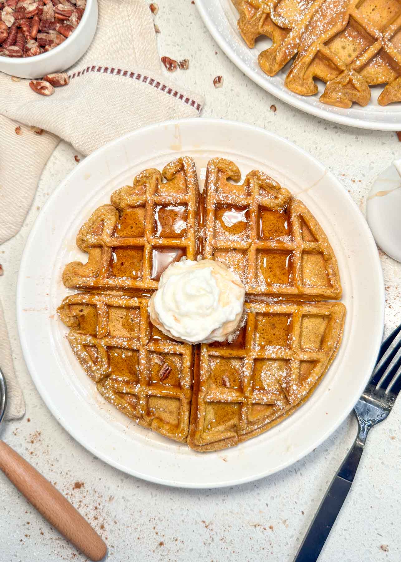 Easy Pumpkin Waffle Recipe