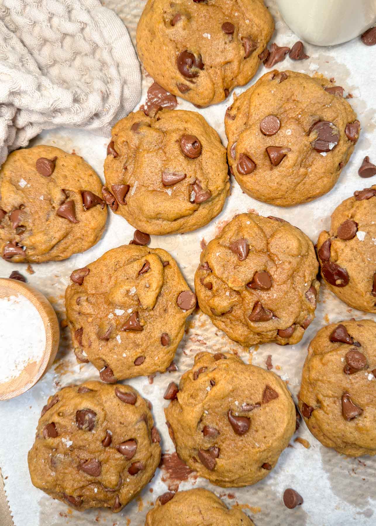 Pumpkin Chocolate Chip Cookies