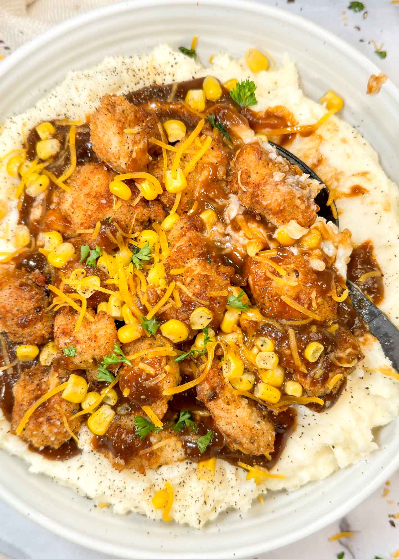 Copycat KFC Mashed Potato Bowls
