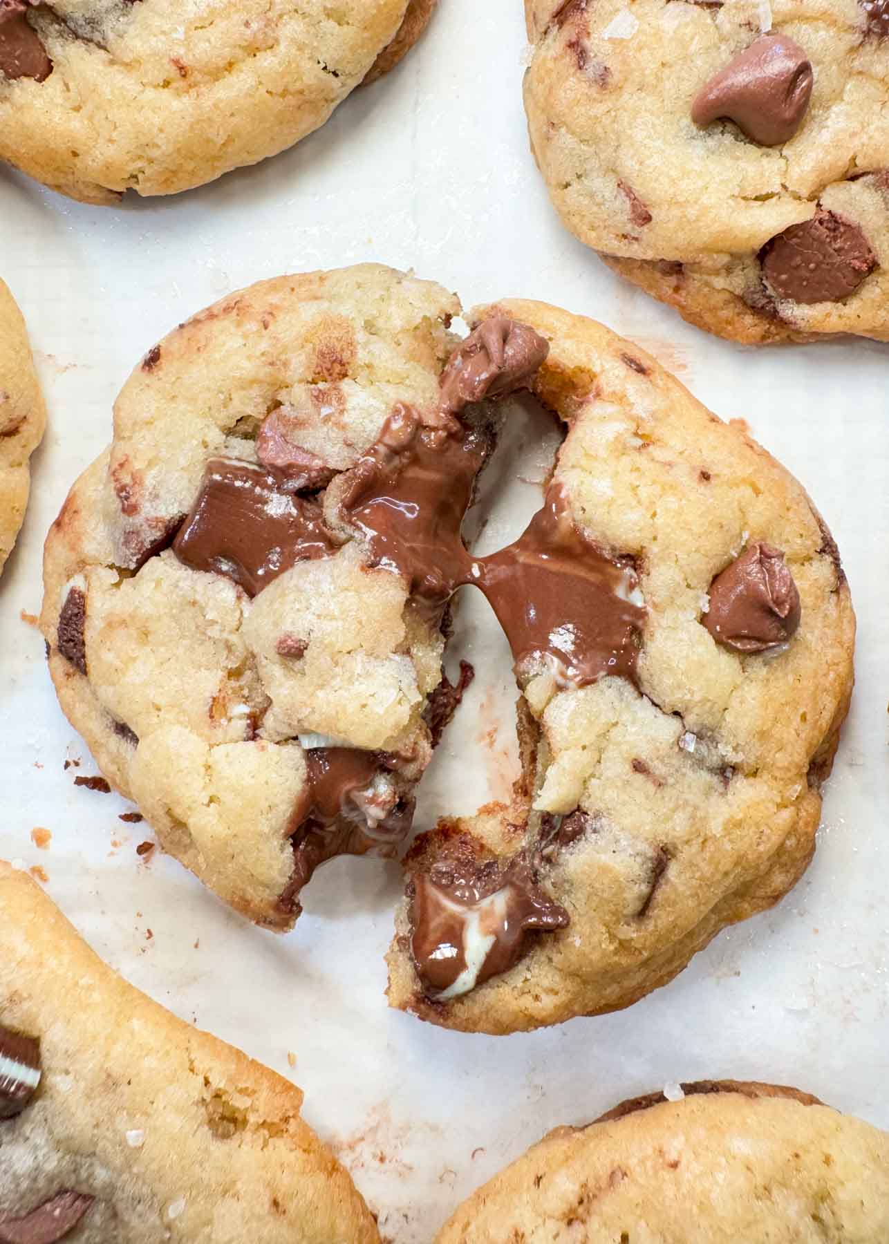 Mint Chocolate Chip Cookies