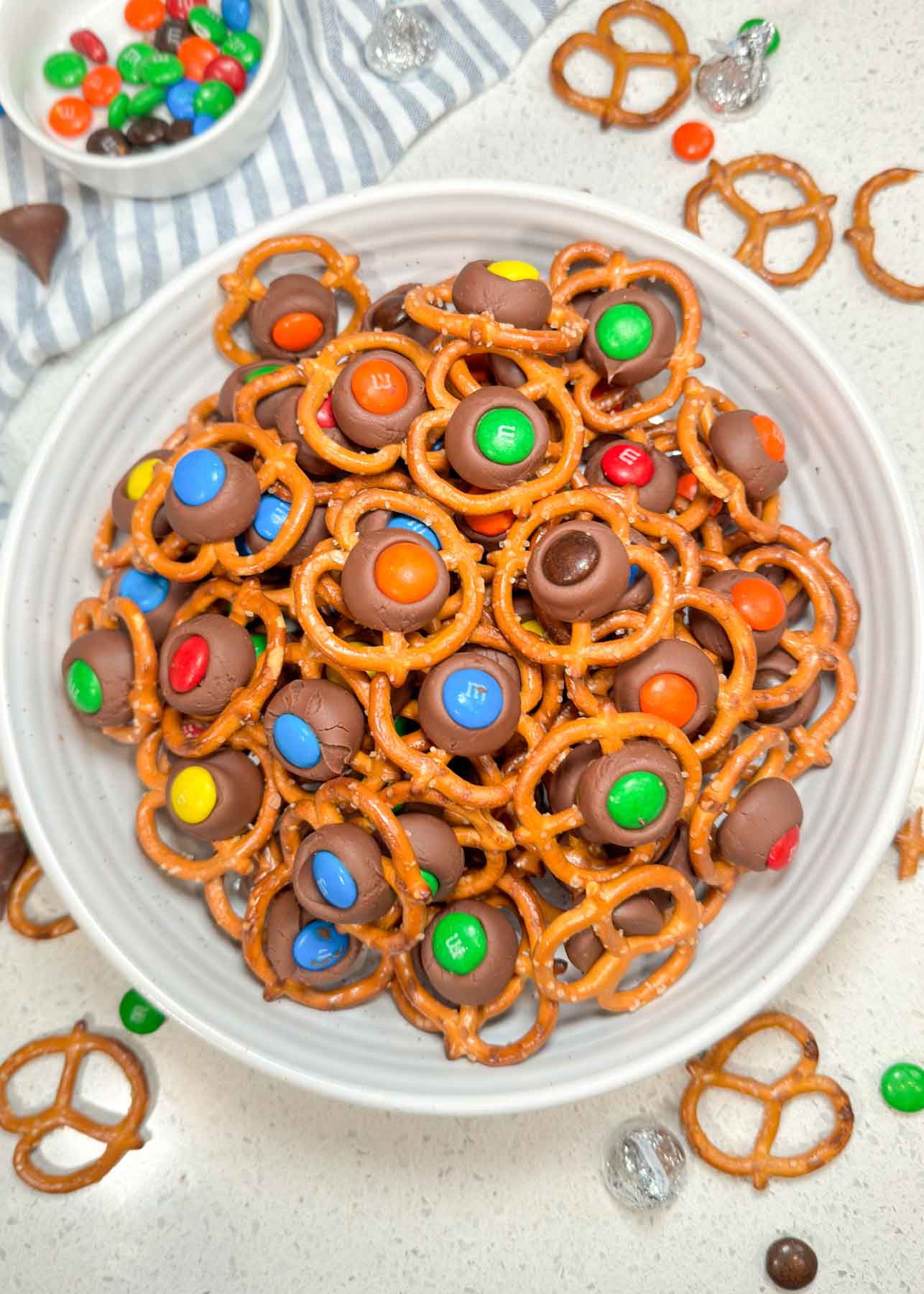 Hershey Kiss Pretzels
