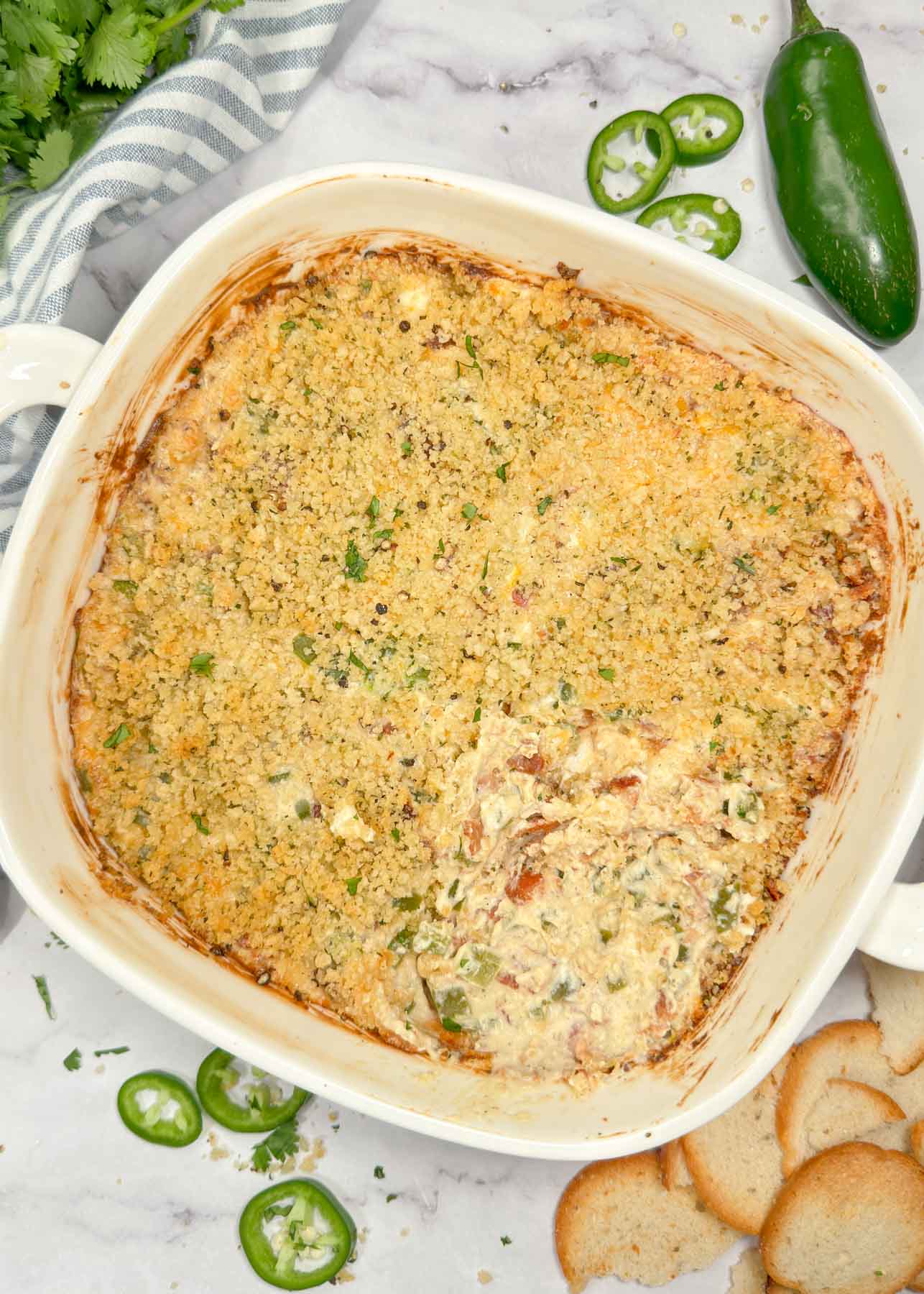 Cheesy Jalapeno Popper Dip