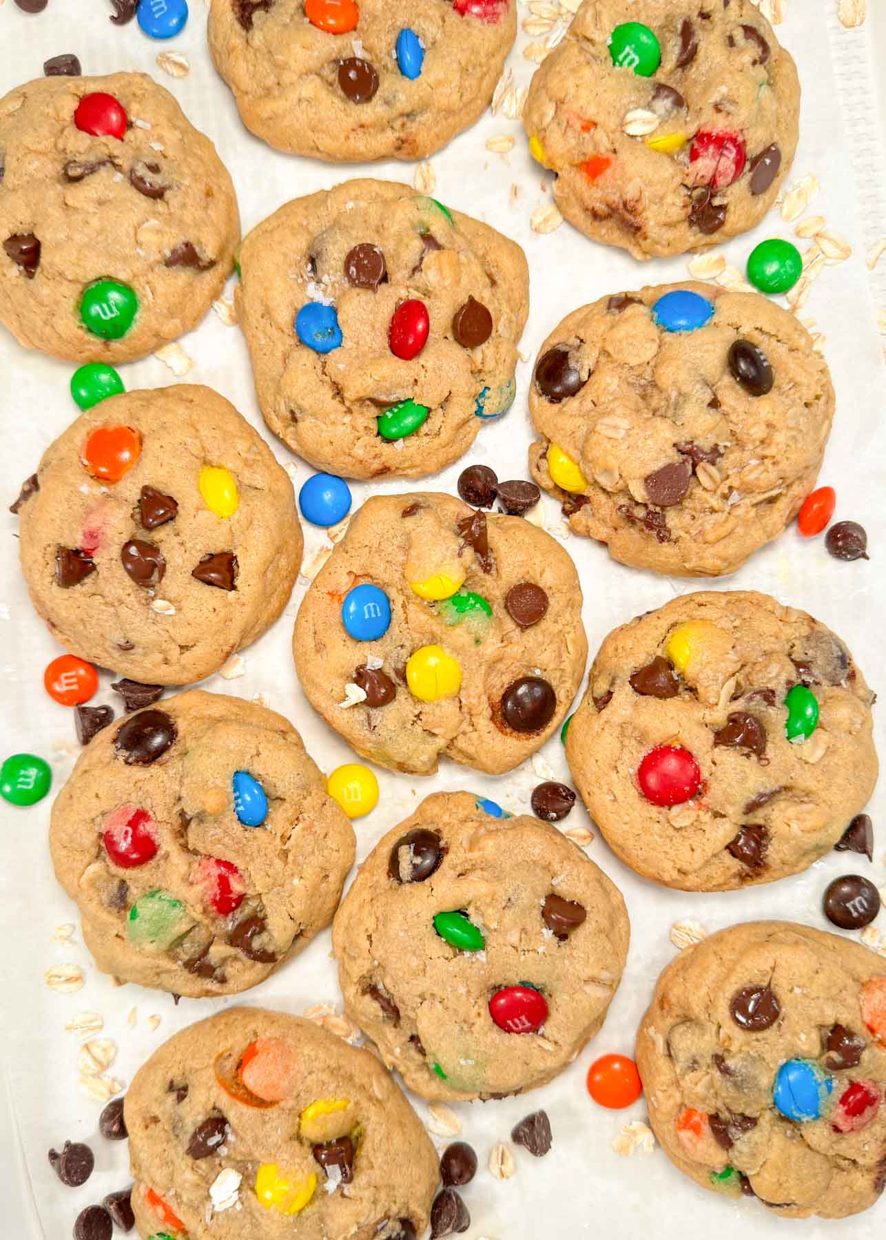 Chewy Monster Cookies