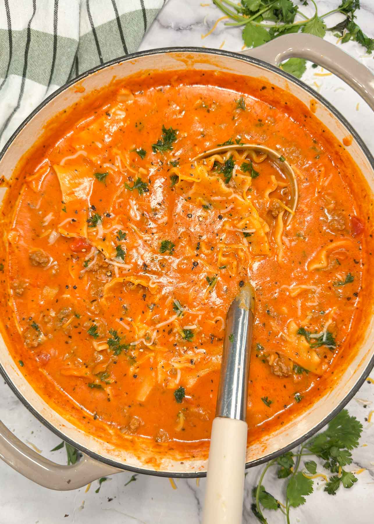 Easy Lasagna Soup Recipe