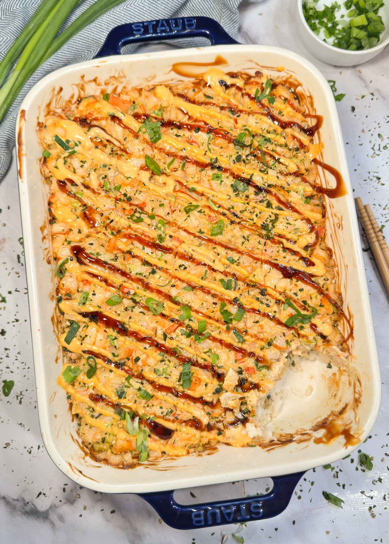 Easy Sushi Bake Recipe (Crab & Shrimp)