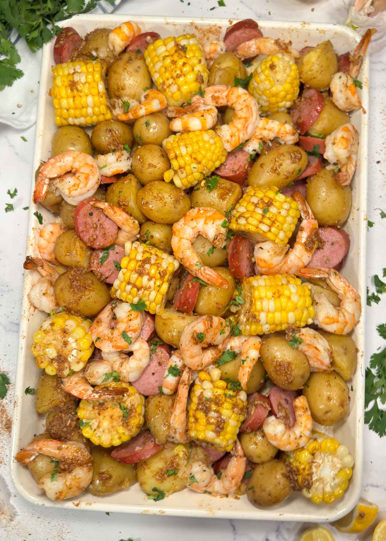 Sheet Pan Shrimp Boil
