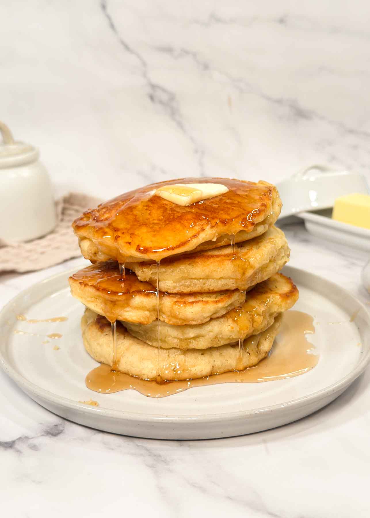 Homemade Buttermilk Pancakes Recipe