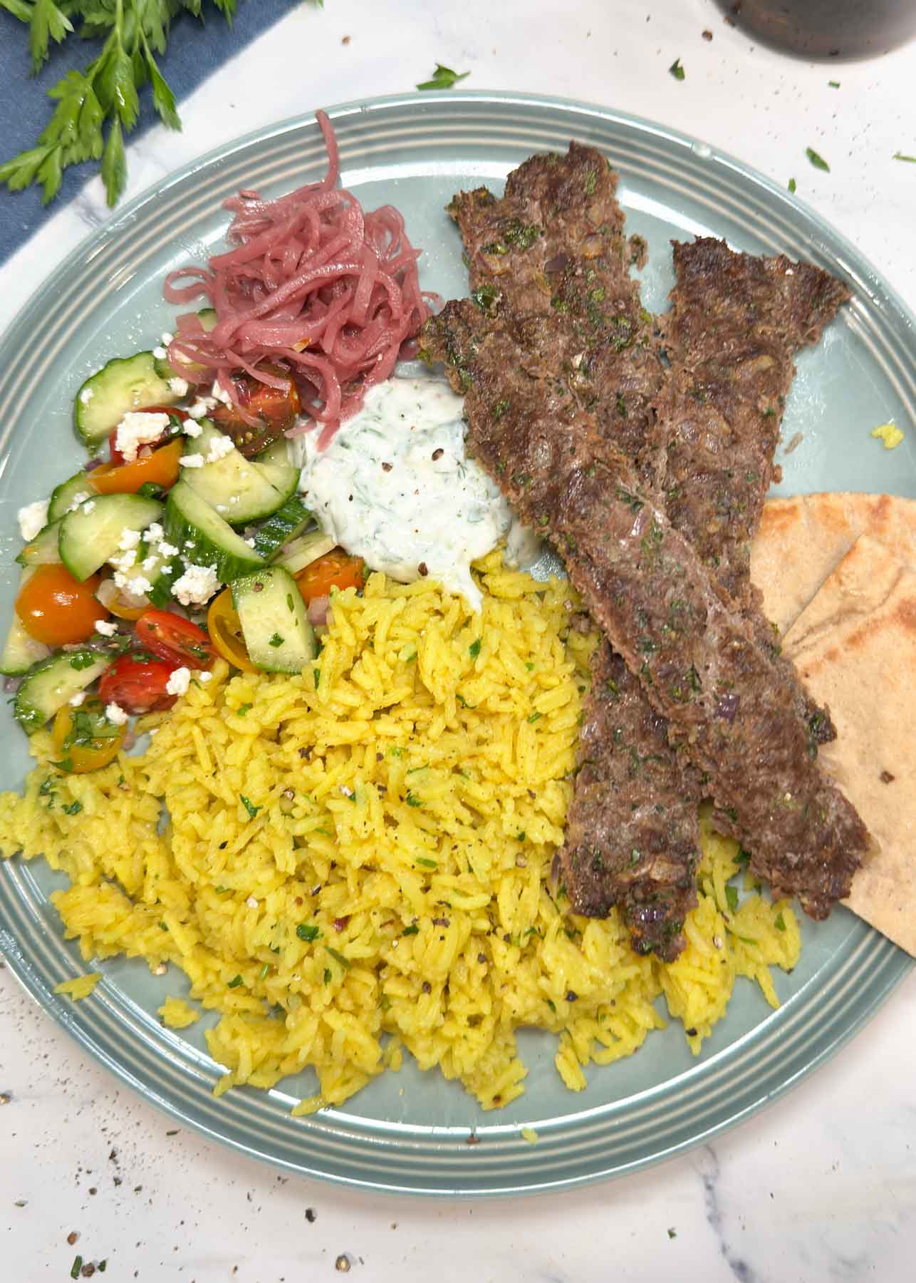 Sheet Pan Beef Kofta Recipe