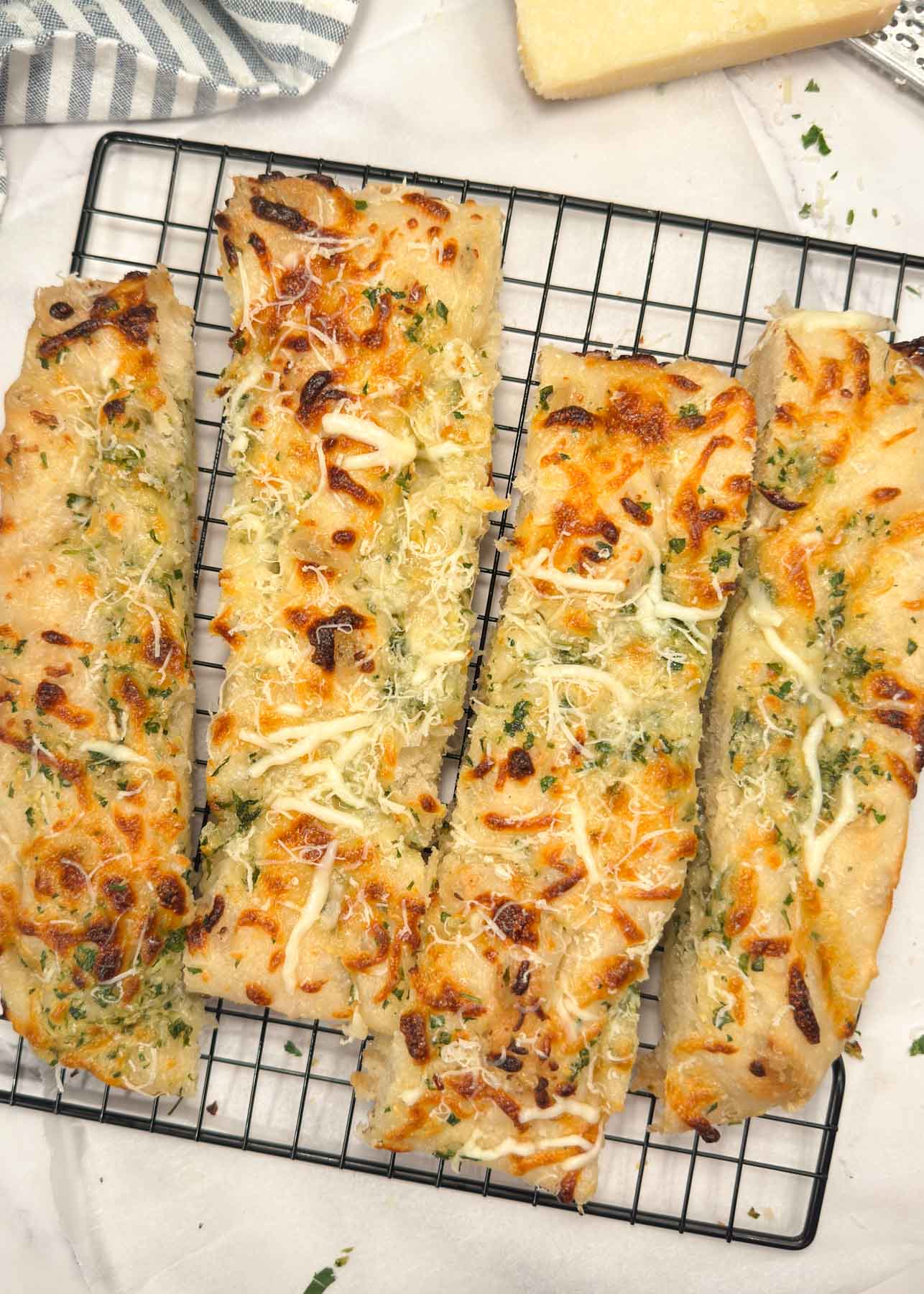 Cheesy Garlic Focaccia Bread